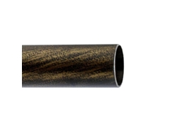 Barra hierro forja 20 mm. x 2,50 metros negro dorado