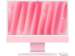 iMac APPLE Rosa (24'' - Apple M4 10-Core - RAM: 16 GB - 256 GB - GPU 10-Core)