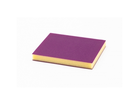Caja 100 Esponjas Planas Lijar 2 Caras 120X98X13 Mm (Microfino Rosa)