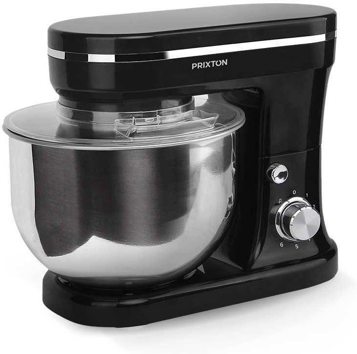Batidora Amasadora con Bol PRIXTON KR200 (1200 W - Bol 5 L - Negro)