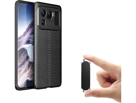 Carcasa Xiaomi Mi 11 Ultra PHONESHIELD Rugged Leather y Soporte Magnético Multifunción Negro