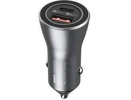 Cargador Coche REMAX Rcc107 (36 W - 2xUSB - Plateado)