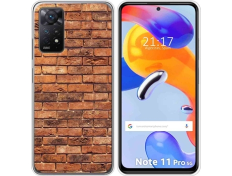 Carcasa Xiaomi Redmi Note 11 Pro TUMUNDOSMARTPHONE Dibujos Ladrillo 04 Multicolor