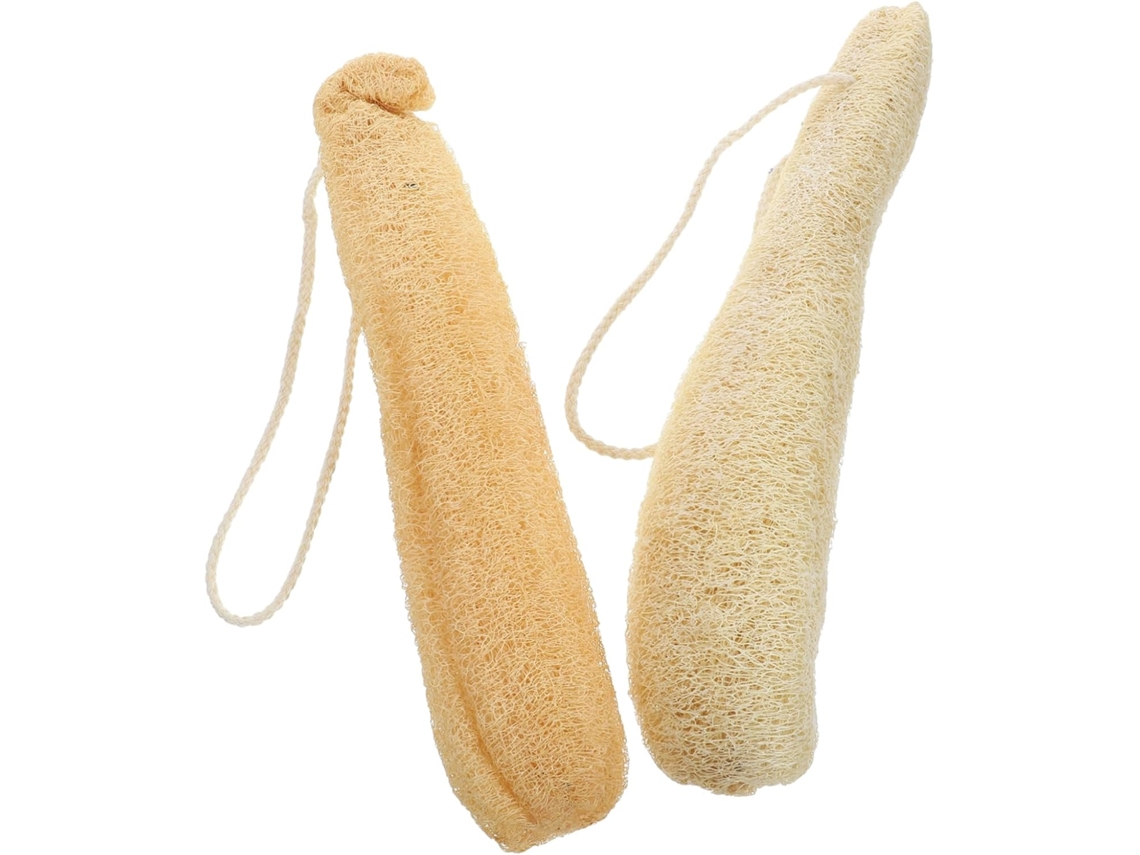 Cepillos de lufa vegetal para limpiar ollas y sartenes, esponja lavavajillas suave, 25 x 31 cm, Vayotoy Kitchen