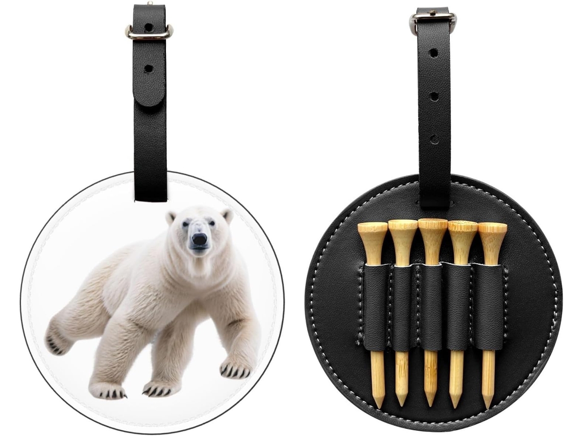 Menu da Linha Polar Bear Sac Golf Noir Material Pu É Impermeável e Resistente Ao Desgaste