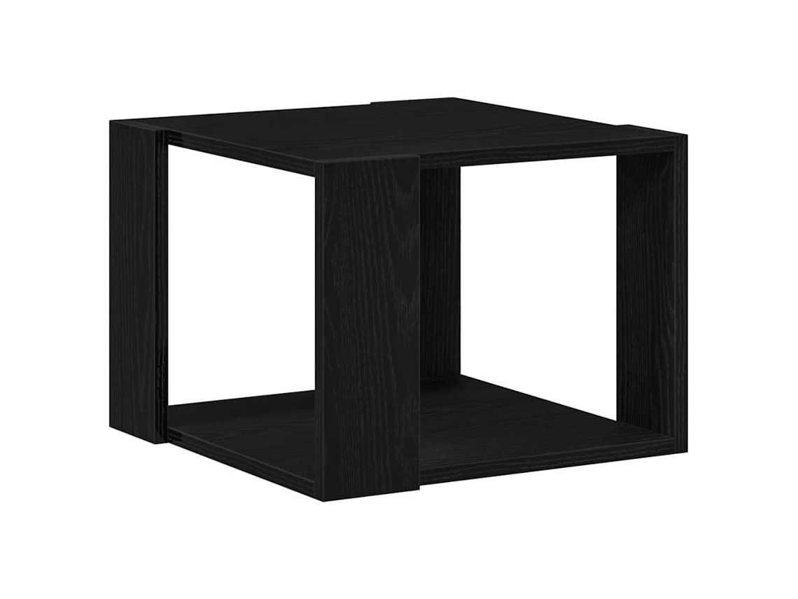 Mesa de centro HARLANV1 de 40x40x30 cm, roble negro.