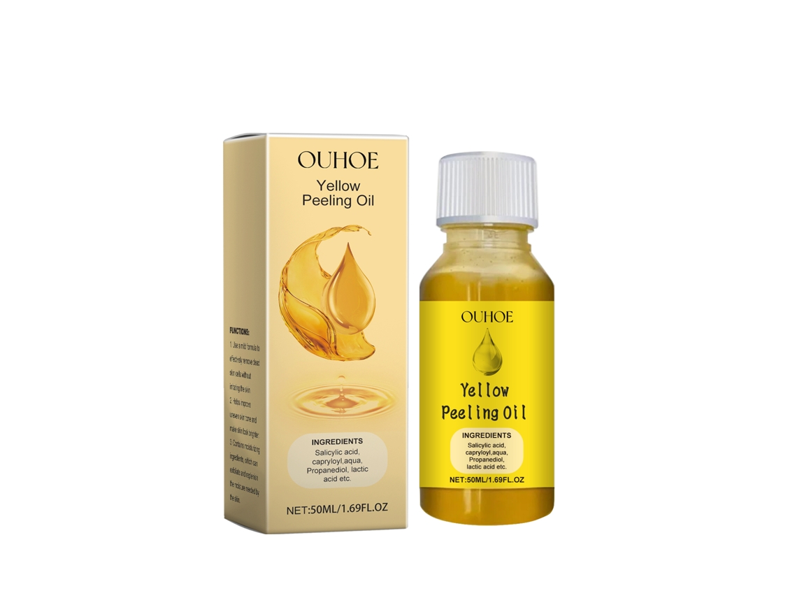 Aceite corporal exfoliante suave con hidratación profunda.