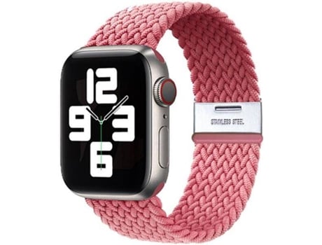 Correa Trenzada Ajustable para Apple Watch Series 3 38mm Rosa