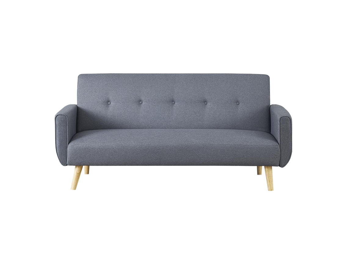 Sofá-Cama CONCEPT U Malmo (Gris - Madera - 183x86x84 cm)