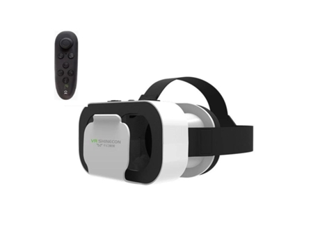 Mini Gafas de Realidad Virtual SLOWMOOSE 3D con Control Negro