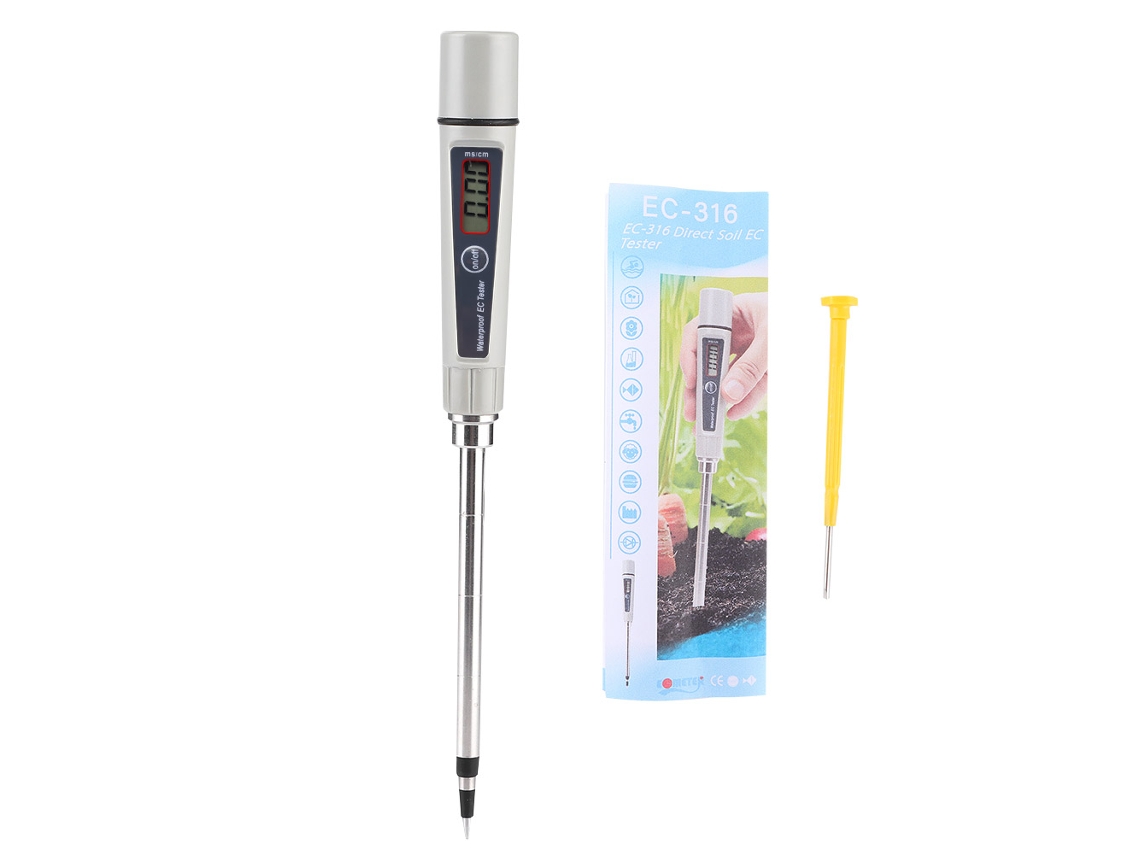 Medidor De Salinidad Del Suelo De Alta Precisión Ec-316 Para Siembra Y Jardinería Agrícola.