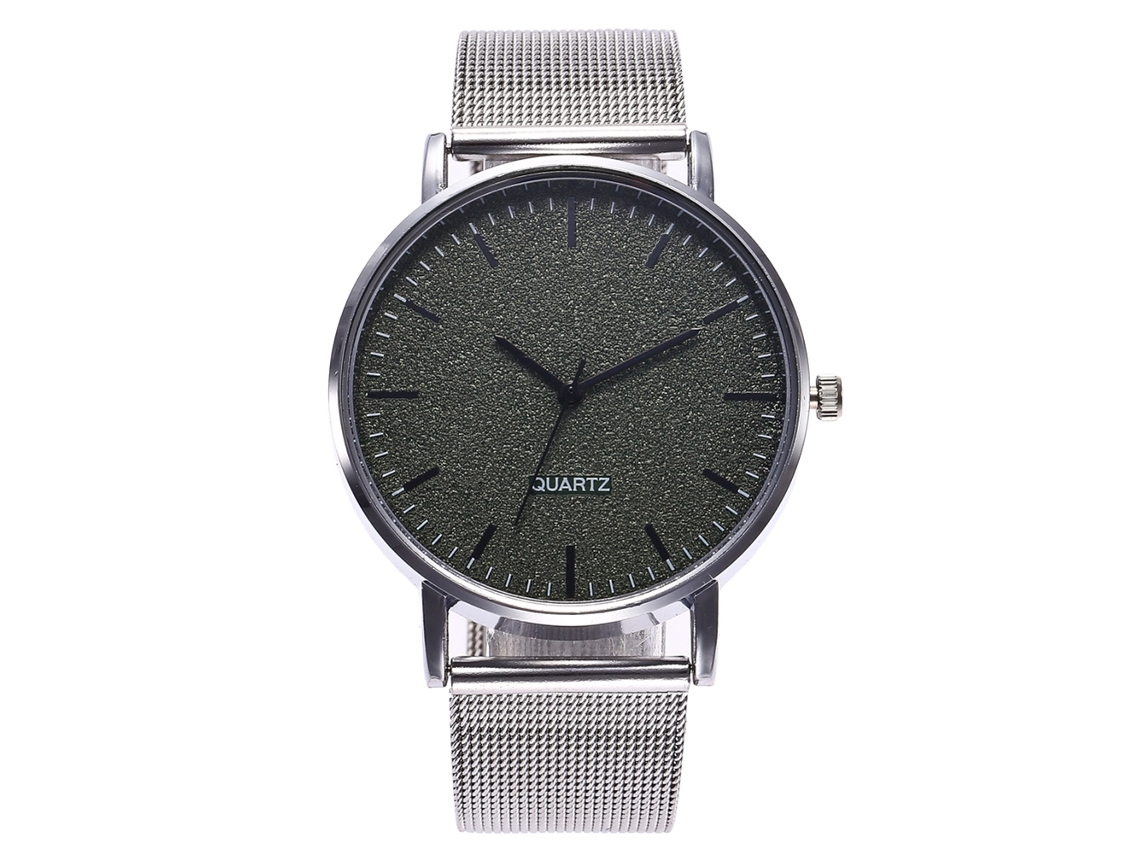 Reloj De Pulsera Unisex Empresarial Simples Dial Analógico De Cuarzo Zhoulianfa (verde)