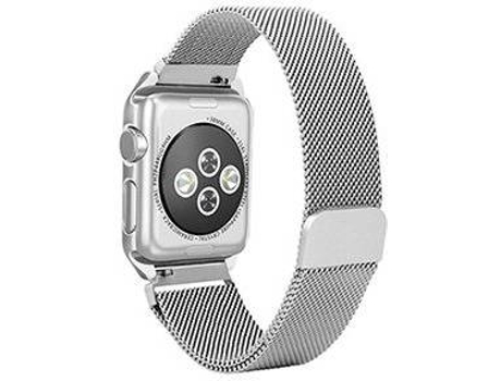 Kit Brazalete y Funda para Apple Watch Series 6 PHONECARE Milanese Loop Gris