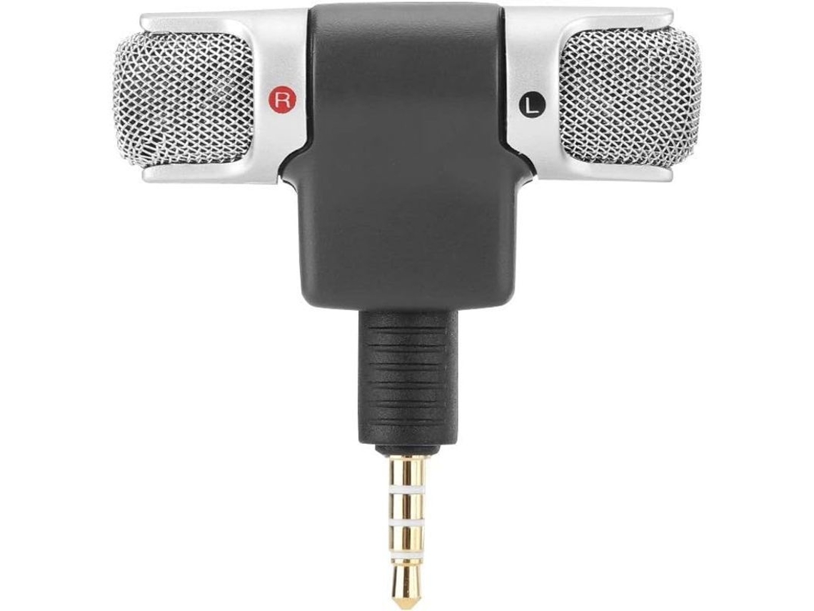 Micrófono Inalámbrico De 3,5 Mm, Grabadora Estéreo Digital, Mini Micrófono Plug And Play Para Teléfonos Móviles Y Ordenadores.