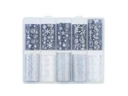 Kkml-adhesivos De Uñas Diy Navideños Com Estilo Brilhante Para Manicura E Decoração De Arte De Uñas Leopardo