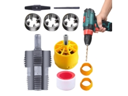 Kit De Herramientas Para Roscar Pvc - Cable Para Taladro Eléctrico Con 3 Varillas - Para