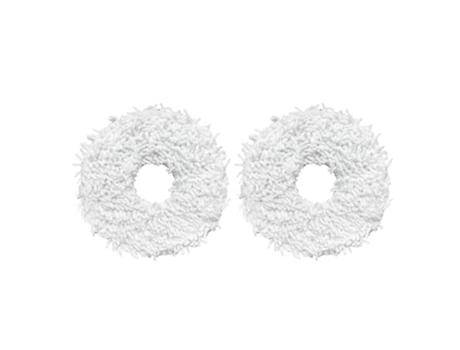 2 peças para ecovacs x1 peças sobressalentes para casas inteligentes substituíveis mop pano de pano