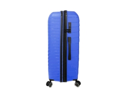 Maleta de viaje grande / Trolley 77cm 4r Exp Bz5808 Azul Jeans Benzi
