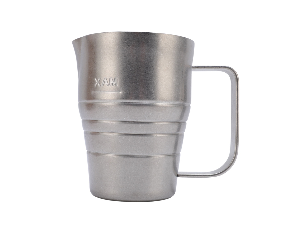 Jarra para espumar leche de acero inoxidable 304, multiusos, 670 ml para bar, hogar y cafetería.