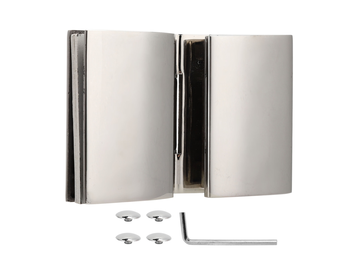 Lavabo de baño doble de acero inoxidable con cristal