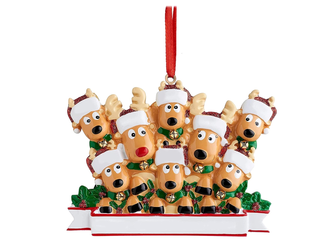 Colgante de reno personalizado para Navidad en Worten