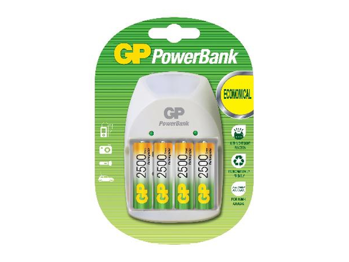 Gp Cargador 4 Pilas Aa- Aaa-9V-Powerbank Pb11Gs250-2Uw4 G266