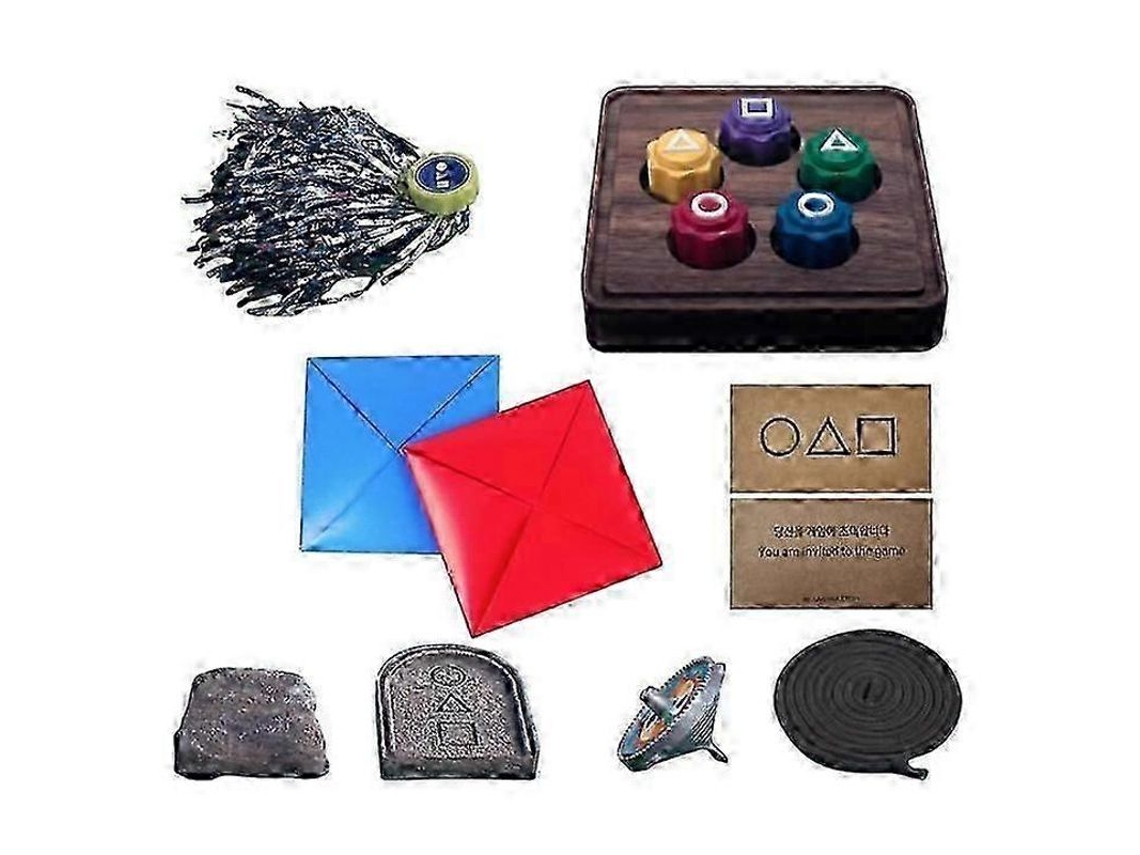 Juego Del Calamar 2: Kit De Juegos Tradicionales Coreanos Para Eventos Y Reuniones Familiares.