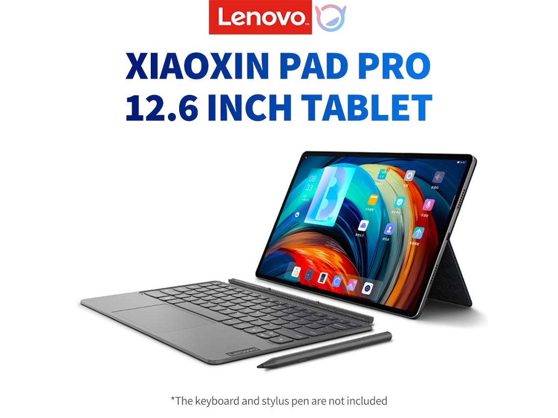 Lenovo Xiaoxin Pad Pro de 12,6 pulgadas con wifi, 8 GB/256 GB, pantalla de 2,5 k, gris claro dorado