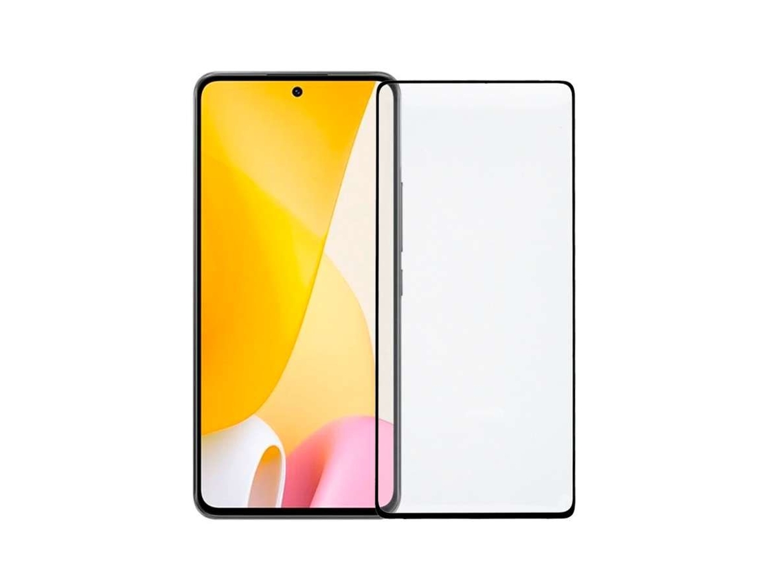 Cristal Templado Completo Negro Para Xiaomi Mi 12 Lite 5g