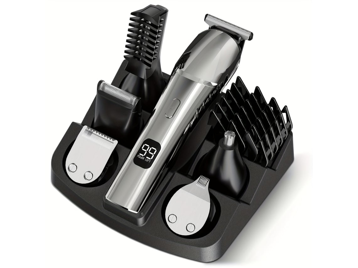 Máquina De Afeitar Veanxin Recortadora De Barba Para Hombres Máquina De Cortar Cabello 10 En 1