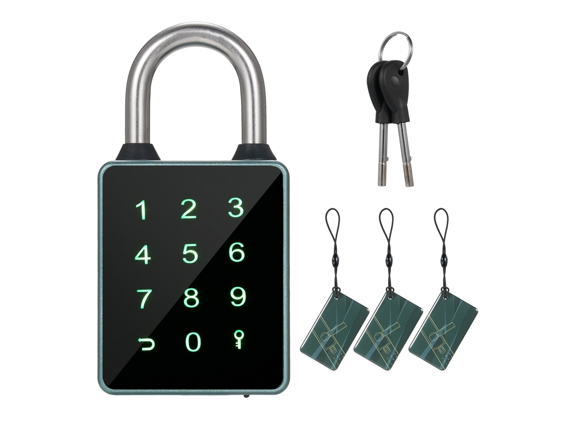 Cerradura Inteligente Bt Con Teclado Y Aplicación, Resistente Al Agua Para Puertas, Equipaje, Bicicletas Y Almacenamiento.