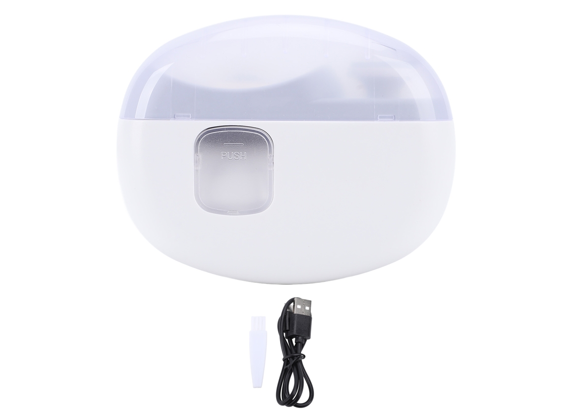 Lima De Uñas Eléctrica Multifuncional Ajustable Antisalpicaduras Para Bebés Y Uso Doméstico - Blanca