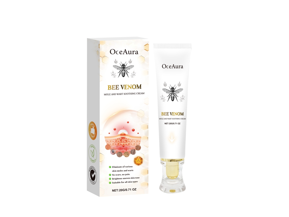 Crema purificante de veneno de abeja para el cuidado de la piel
