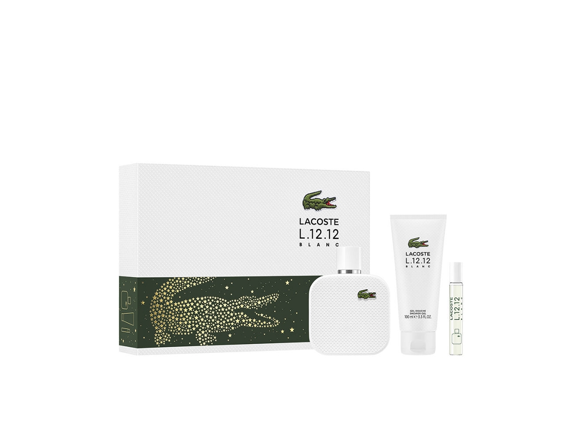 Lacoste L.12.12 Estojo Branco 3 Peças 3 Pz