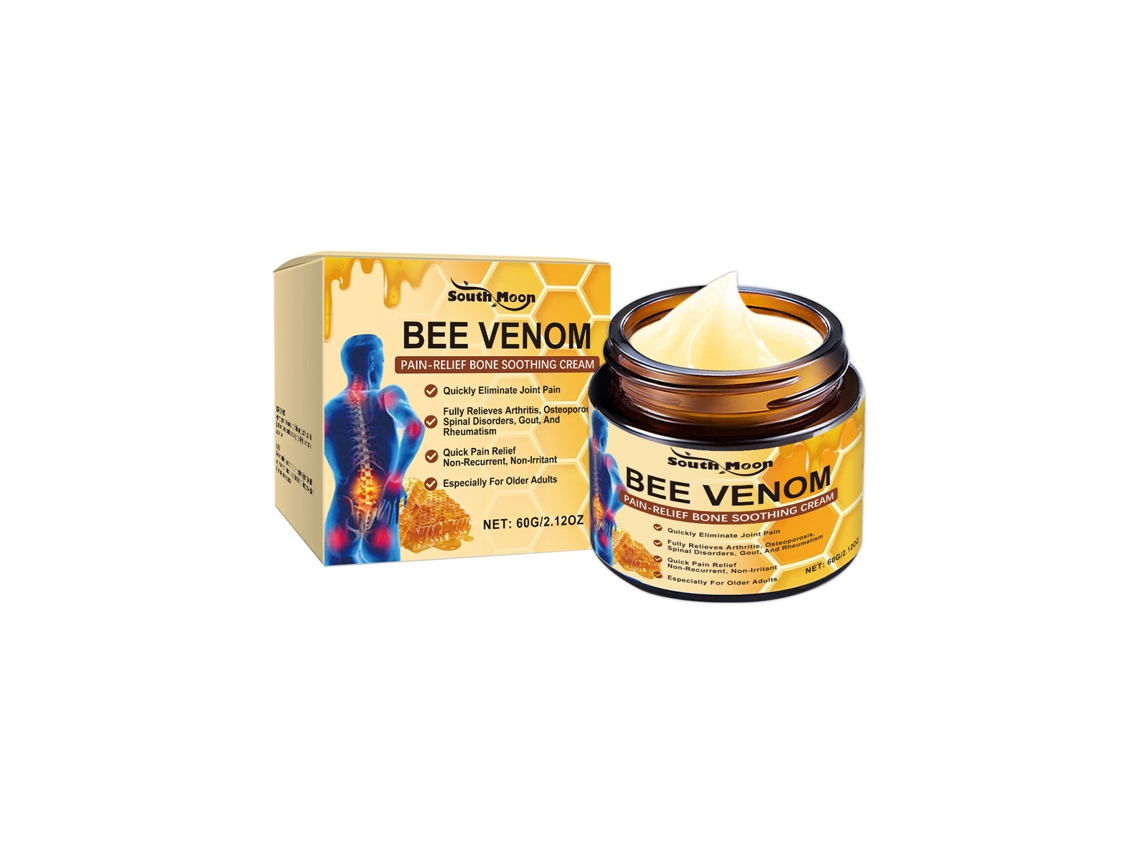 Crema De Reparación De Arterias Con Veneno De Abeja South Moon Para Aliviar Malestar En Las Articulaciones, Masaje Portátil, Tratamiento Tópico