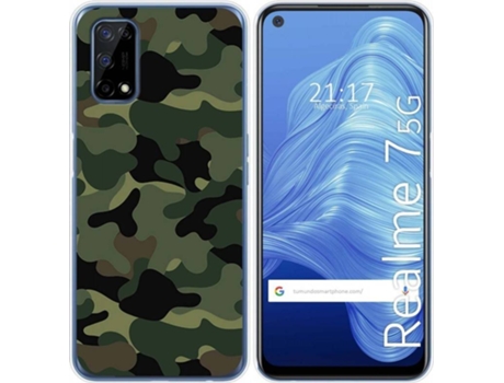 Carcasa Realme 7 5G TUMUNDOSMARTPHONE Camuflaje Multicolor
