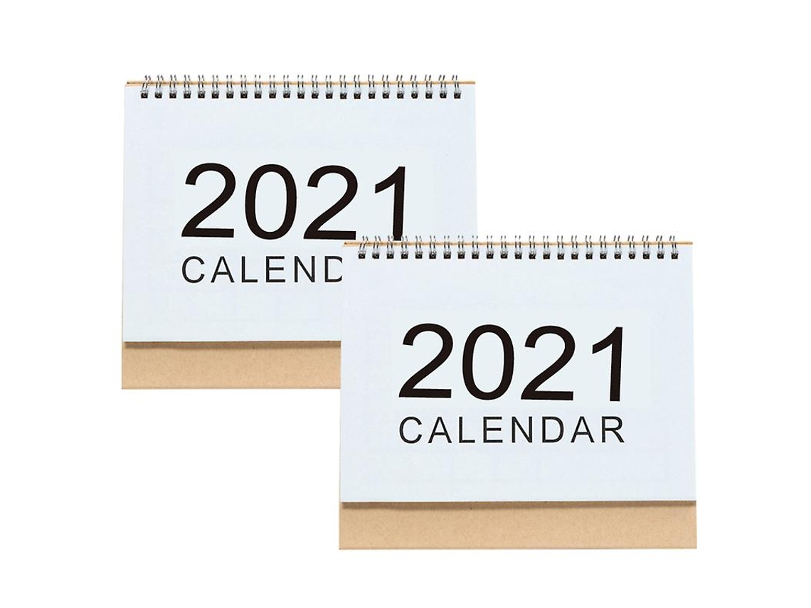 El nuevo calendario de escritorio de 2 piezas ALLINLESS