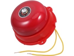 Timbre Eléctrico Con Alarma Contra Incendios De 220 V, Alarma Manual Roja Para El Hogar.