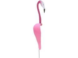 Móvil de flamenco rosa divertido para jardín, decoración para el día de San Valentín al aire libre. Truyuety