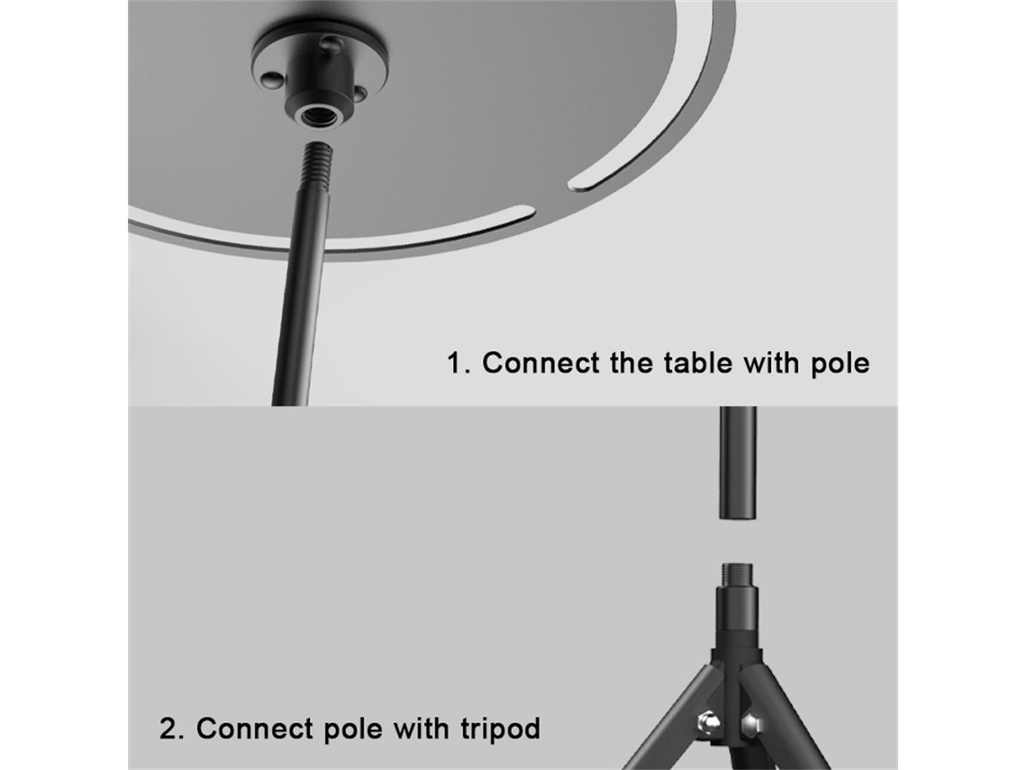 Mesa plegable portátil de aluminio para picnic, camping y playa