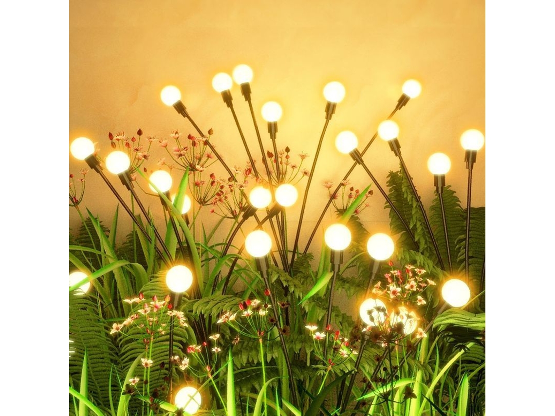 Luces Solares Exteriores Impermeables, Luces De Jardín Firefly, Alimentadas Por Energía Solar Para Exteriores.