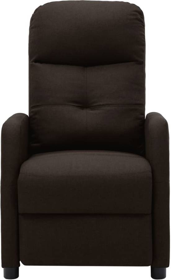 Vidaxl De Masaje ajustable asiento oficina mueble elevable y reclinable tela oscuro 65x97x100cm 84