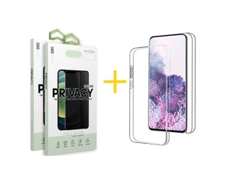 Pack 2 X Película de Vidrio Templado Antiespia Funda SKYHE por Xiaomi Redmi Note 13 Pro Dupla 360º Incoloro Clear SKYHE