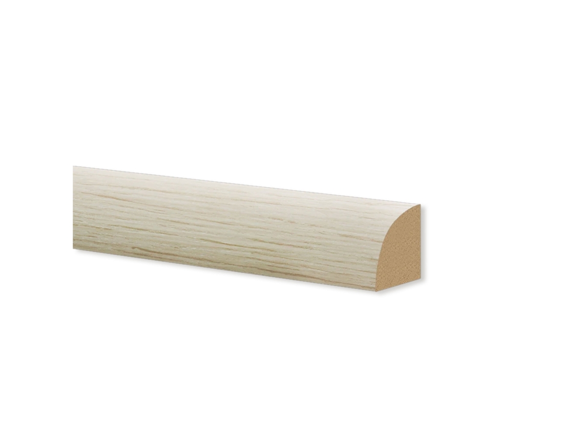 Basolino en Polímeros Hi-Tec Equalwood 19X19X2000Mm Aluminio Blanco y Otras Esencias Roble Blanco ETERNAL PARQUET