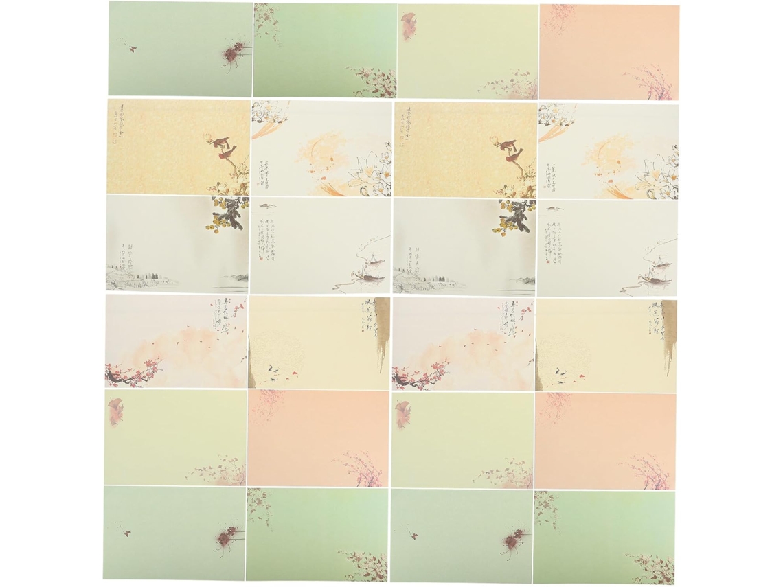 Papelería Decorativa De Estilo Chino Antiguo, 80 Hojas, Tamaño A5, Papel De Escribir.