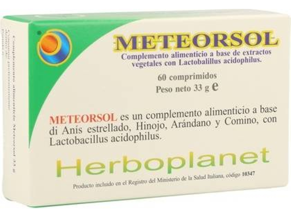 Complemento Alimentar HERBOPLANET Meteorsol (60 comprimidos de 36g)