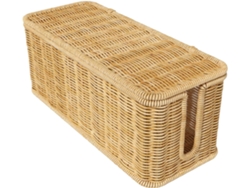 Caja Organizadora De Cables - Beige - 2 Ranuras Abiertas - Caja Organizadora De Cables - Cajas Organizadoras