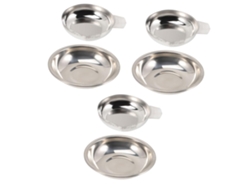 Bandeja De Pesaje Electrónica Nuobesty De 6 Piezas, De Acero, Para Joyería Y Alimentos, Herramientas De Pesaje
