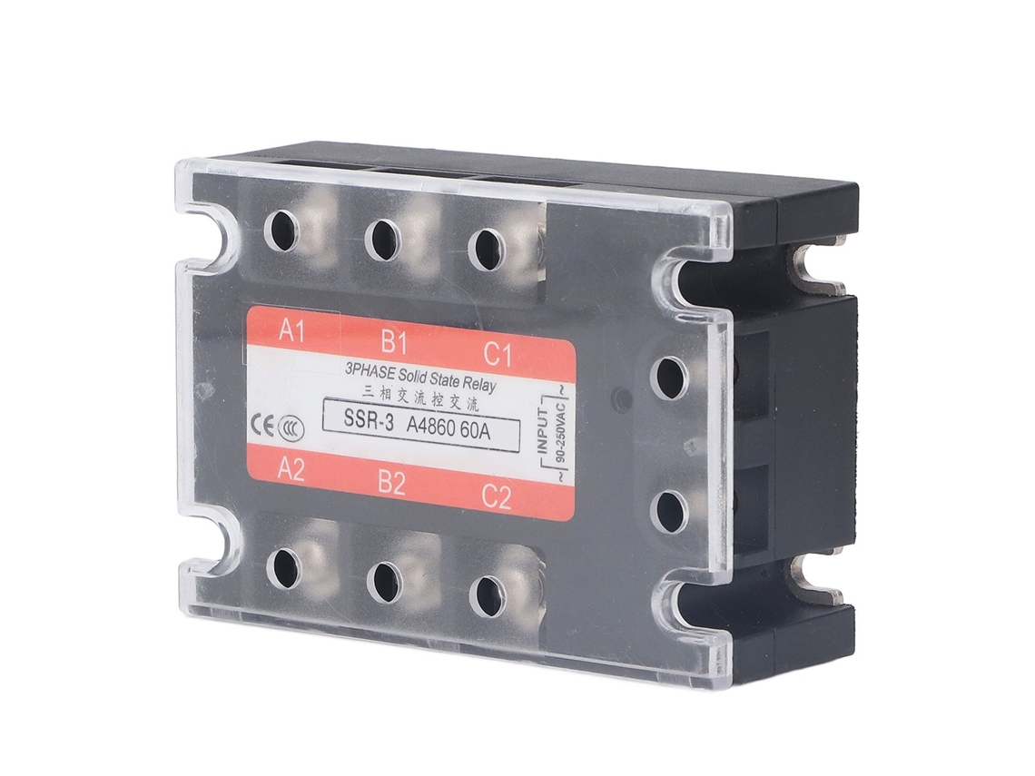 2026horizon-relé De Estado Sólido Trifásico Módulo Ssr Ac Control Dual Scr Entrada 90v Salida 24-480v 60a