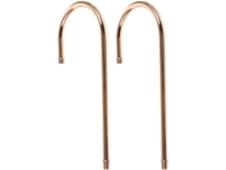 Barra Curva Para Decoración De Interiores Y Pasillos, 2 Unidades, Rosca M10, Accesorio Multifuncional.